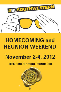 HOMECOMING and REUNION WEEKEND, November 2-4, 2012!
